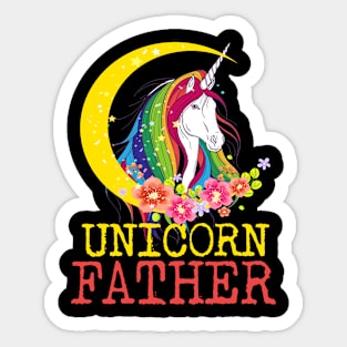 Unicorn Father Sticker